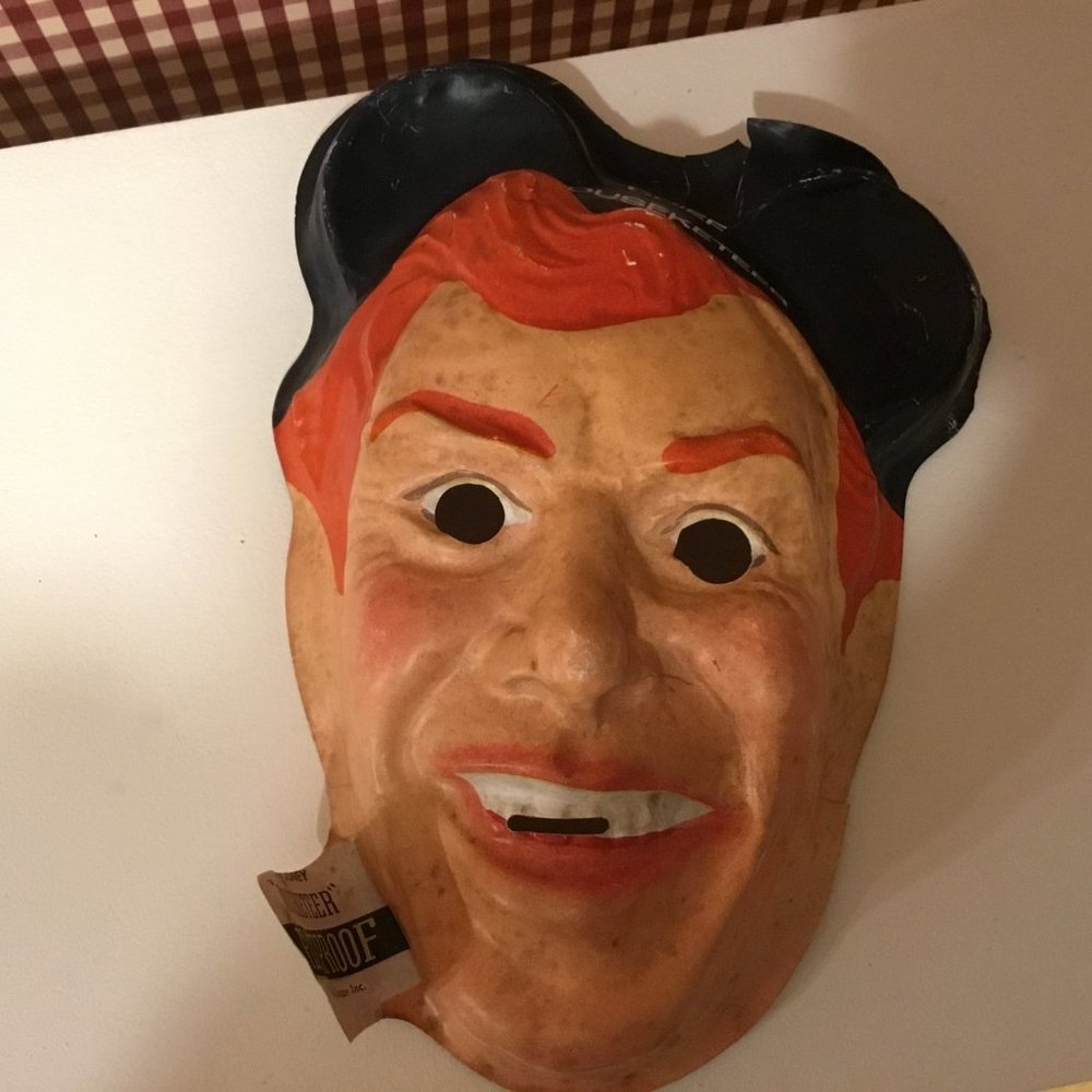Vintage 1950's Ben Cooper Mask of Jimmy Dodd MC of The Mickey Mouse Club